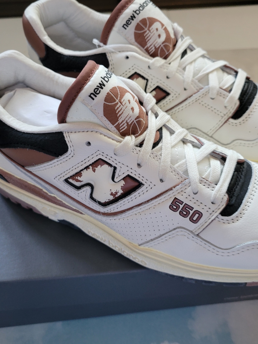 Mens 10, New Balance 550 NB Vintage Pack Pecan Casual Shoes BB550VGC-D - Picture 5 of 8